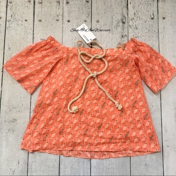 Bailey/44 NWT Monkey print off the shoulder top *shop@iamwarrior - Picture 5 of 9